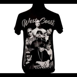 West Coast T-Shirt Rappers 2pac Ice Cube
